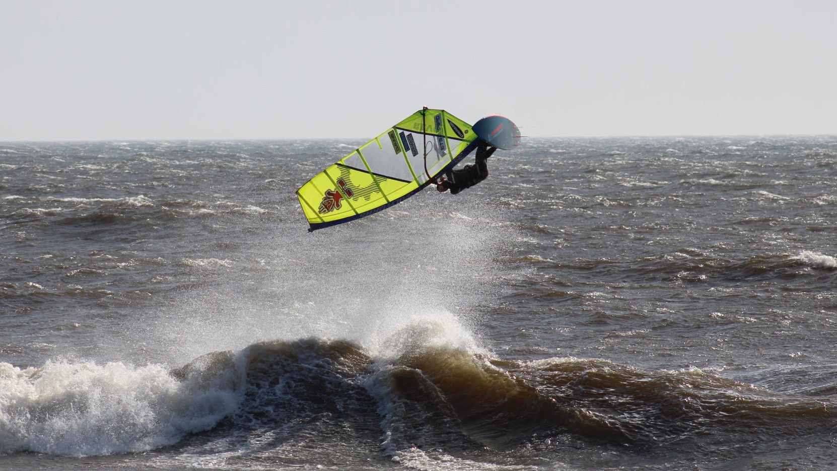 Windsurfing jump by Phil Soltysiak
